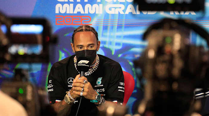 Lewis Hamilton ahead of Miami GP